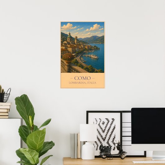 Poster Como (Bureau à domicile)