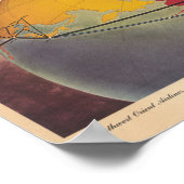 Poster Compagnie aérienne vintage (Coin)