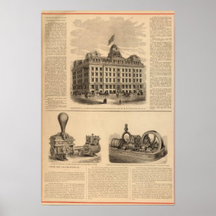 Poster Compagnie d'assurance-vie Continental
