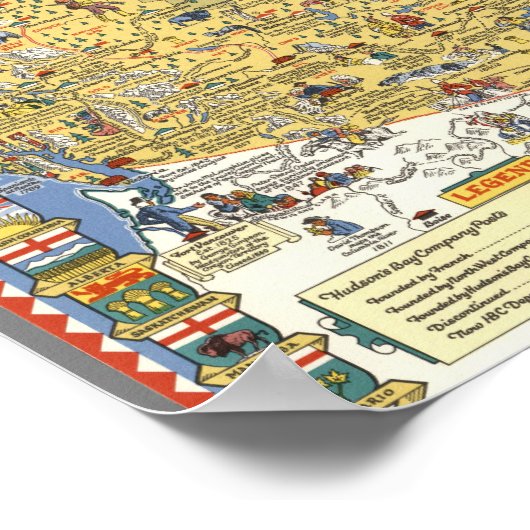 Poster Compagnie de baie d'Hudson (Coin)