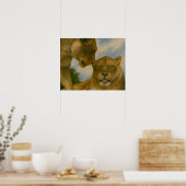 Poster Compagnie de Lioness en Golden Light (Cuisine)