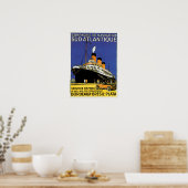 Poster Compagnie de Navigation Sud-Atlantique (Cuisine)