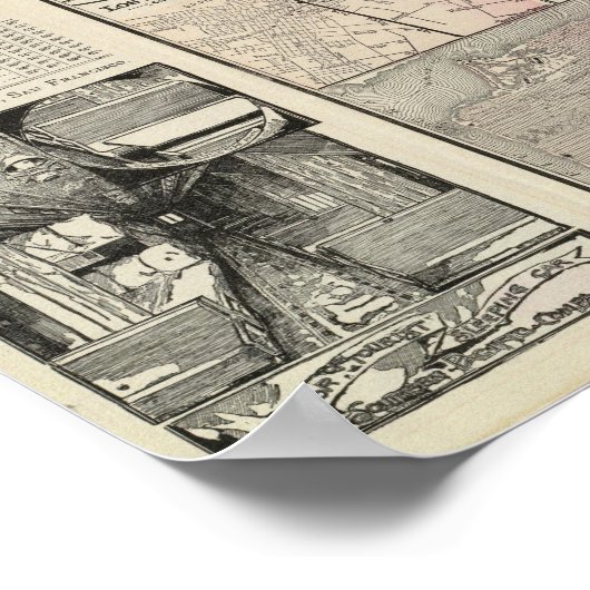 Poster Compagnie du Pacifique Sud (Coin)