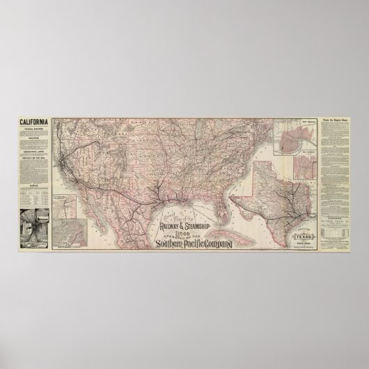 Poster Compagnie du Pacifique Sud (Devant)