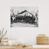 Poster Compagnie F, 3e volontaire du New Hampshire, 1862 (Cuisine)