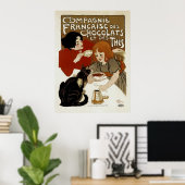 Poster Compagnie Francaise des Chocolats (Bureau à domicile)