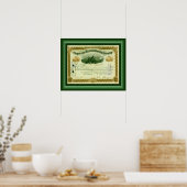 Poster Compagnie Oregon et Transcontinental ~ (Cuisine)