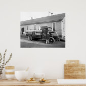 Poster Compagnie pétrolière Camion, début des années 1900 (Cuisine)