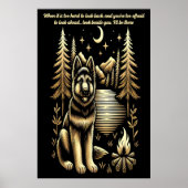 Poster Compagnon de feu de camp sous les étoiles (Devant)