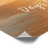 Poster Compagnons loyaux : OEuvre murale de chien (Coin)