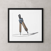 Poster Compas scolaire