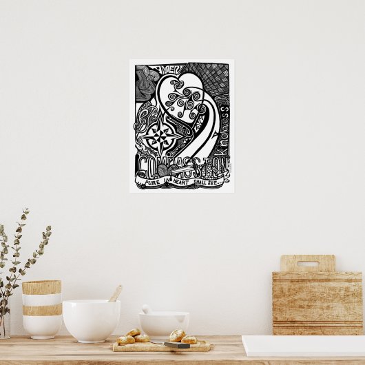 POSTER COMPASSION (Cuisine)