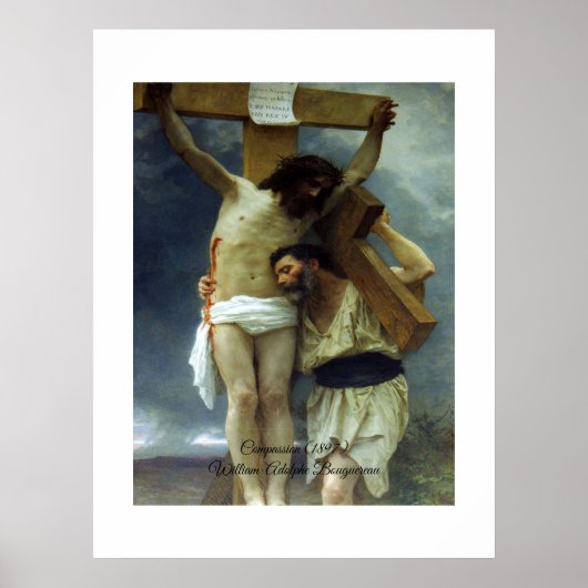 Poster Compassion de Christ Bouguereau (Devant)
