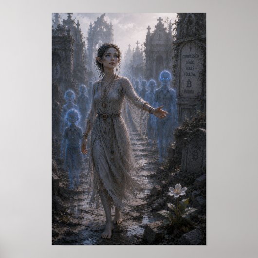 Poster Compassion / Guide des Âmes / Ruines du Cimetière (Devant)