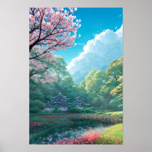 Poster Complexe du temple forestier (Devant)