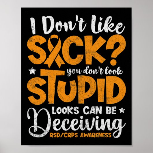 Poster Complexe Régional De Syndrome De Douleur Crps Guer (Devant)