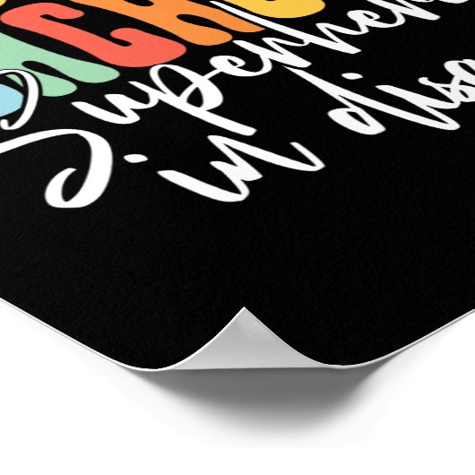 Poster Comportement de l'enseignant de l'éducation spécia (Coin)