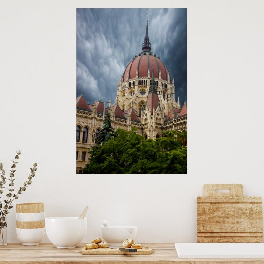 Poster Composant du bâtiment du Parlement (Cuisine)