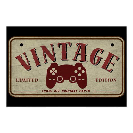 Poster Composants originaux vintage Controller Limited Ed (Devant)