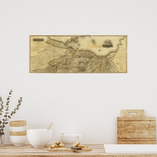 Poster Composé du comté d'Édimbourg (Cuisine)