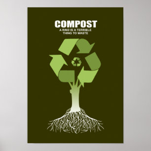 POSTER COMPOSÉ - UNE BOÎTE EST UNE CHOSE TERRIBLE À DÉCHE