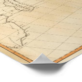 Poster Composite Asia hand colored map (Coin)