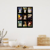Poster Composite de Bichon Frise d'art célèbre (Cuisine)