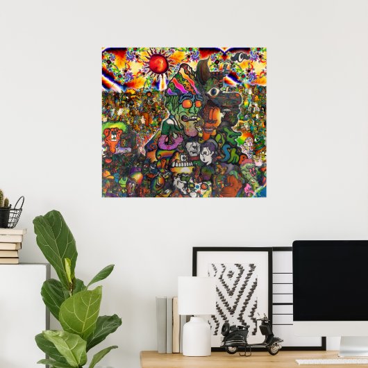 Poster Composite De L'Adj (Bureau à domicile)