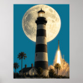 Poster Composite du phare de Cap Canaveral (Devant)