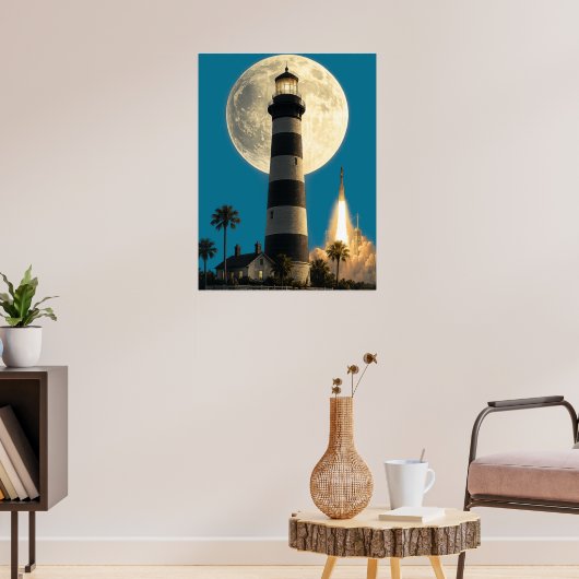 Poster Composite du phare de Cap Canaveral (Salon 3)