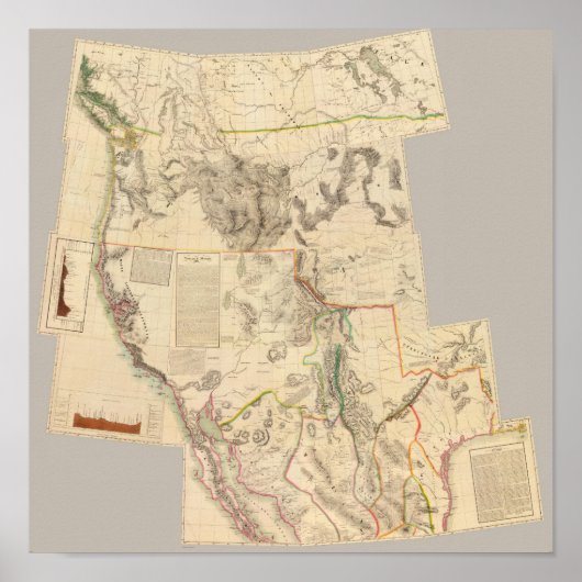 Poster Composite Ouest des États-Unis (Devant)