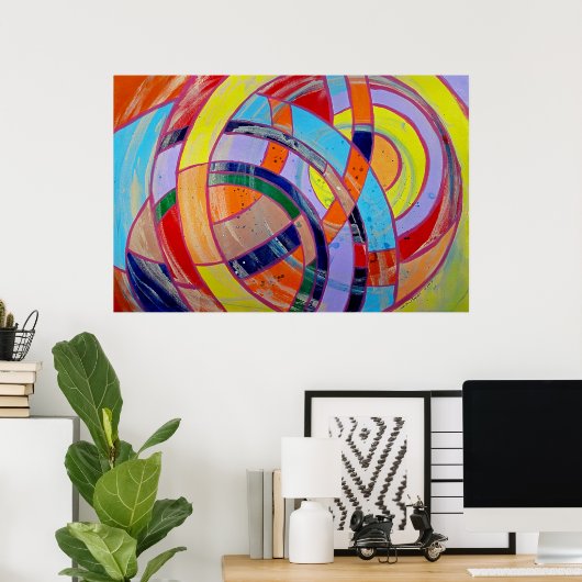 Poster Composition #15 par Michael Moffa (Bureau à domicile)