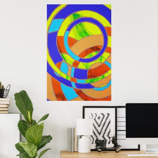 Poster Composition #27 par Michael Moffa (Bureau à domicile)