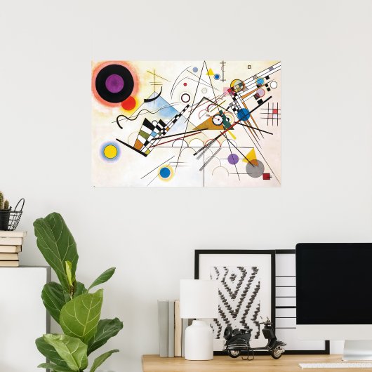 Poster Composition 8 | Kandinsky | (Bureau à domicile)