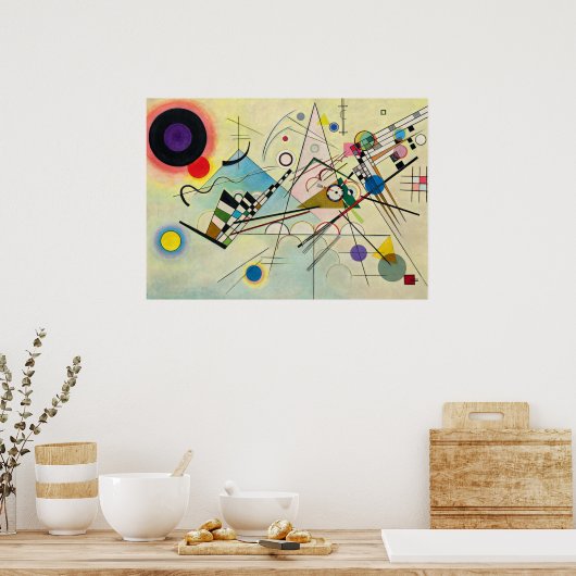 Poster Composition 8 par Wassily Kandinsky (Cuisine)