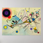 Poster Composition 8 par Wassily Kandinsky (Devant)