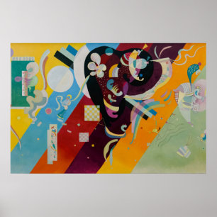 Poster Composition 9 de Wassily Kandinsky, peinture abstr