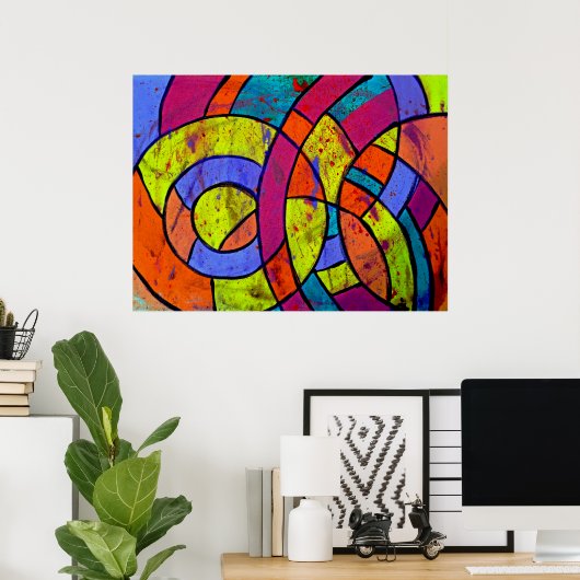 Poster Composition #9 par Michael Moffa (Bureau à domicile)