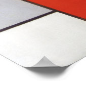 Poster Composition A de Piet Mondrian (Coin)