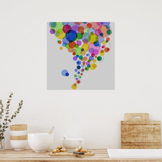 Poster Composition abstraite 474 (Cuisine)