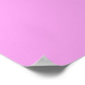 Poster Composition Abstraite vive sur rose solide (Coin)