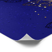 Poster Composition avec papillons Sapphire (Coin)