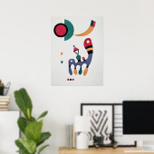 Poster Composition Biomorphique Abstraction - Kandinsky (Bureau à domicile)