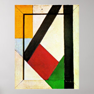 Poster Composition, célèbre oeuvre de Theo van Doesburg