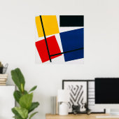 Poster Composition Contre-Composition Simultanée (Bureau à domicile)