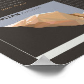 Poster Composition de granite (Coin)