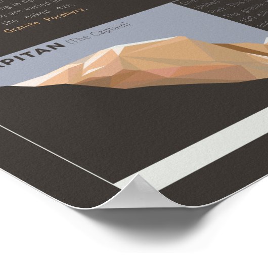 Poster Composition de granite (Coin)