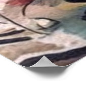 Poster Composition de Kandinsky Peinture Abstraite (Coin)