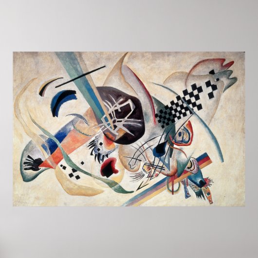 Poster Composition de Kandinsky Peinture Abstraite (Devant)