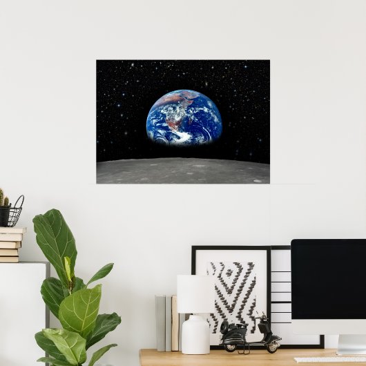 Poster Composition de la Terre (Bureau à domicile)